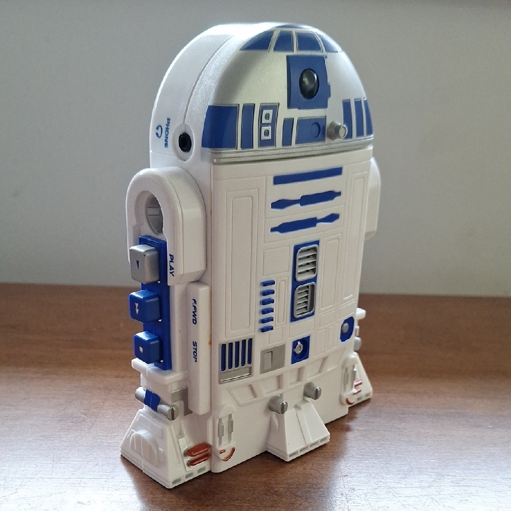Star Wars R2-D2 Figure Cassette Player 1997 Vintage